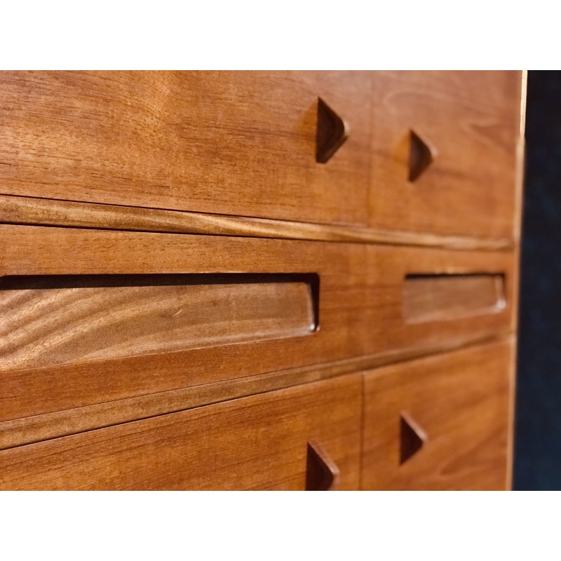 Vintage teak highboard by Tom Robertson for McIntosh, Scotland 1970