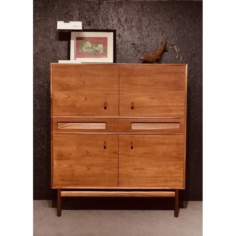 Vintage teak highboard by Tom Robertson for McIntosh, Scotland 1970