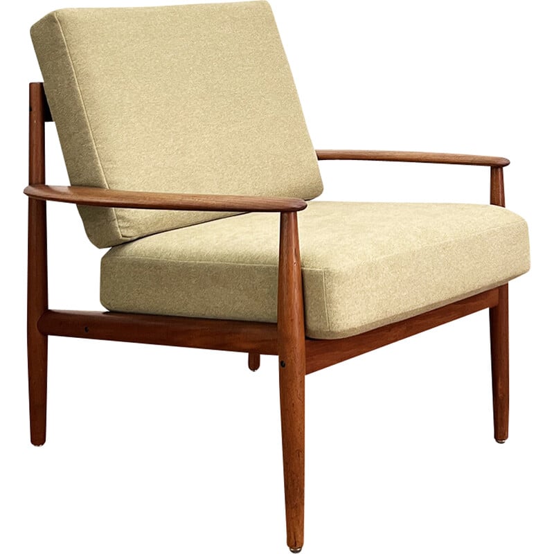 Vintage teak armchair by Grete Jalk for France and Søn, Denmark 1950