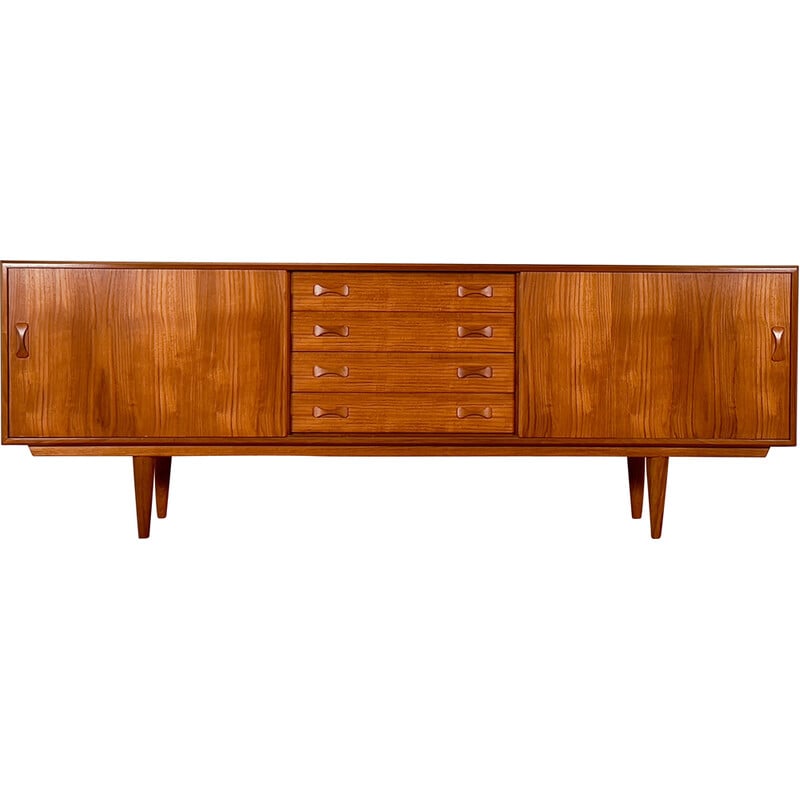 Vintage teak sideboard by Clausen and Son, Denmark 1960