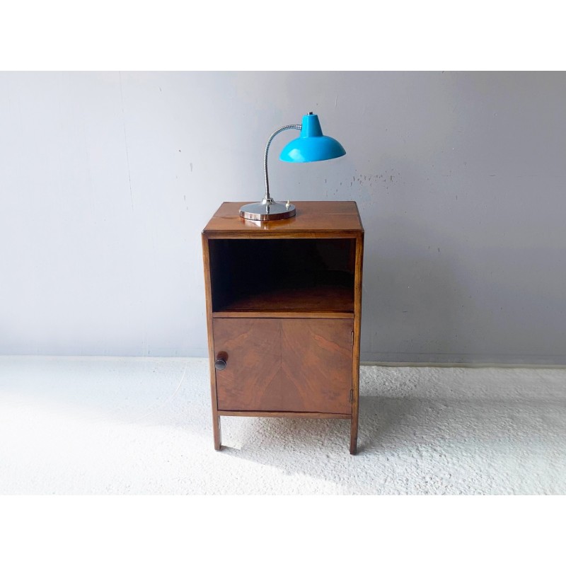 Vintage maple bedside cabinet, United Kingdom 1930