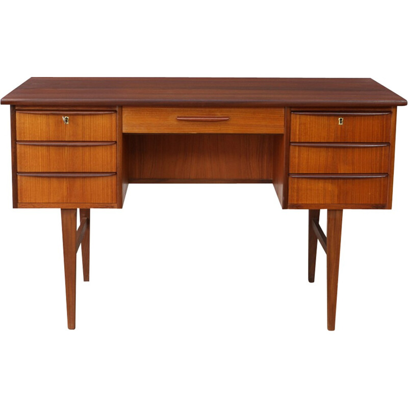 Danish teak desk - 1960s