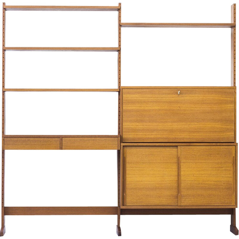 Teak freestanding Parad bookshelf - 1960s 