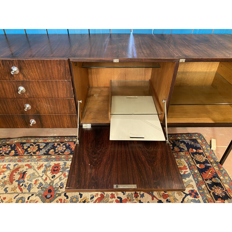 Vintage sideboard in Rio rosewood by Alain Richard, 1950