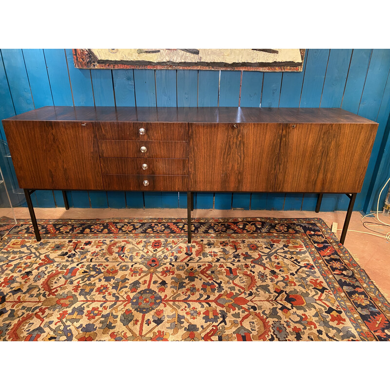 Vintage sideboard in Rio rosewood by Alain Richard, 1950