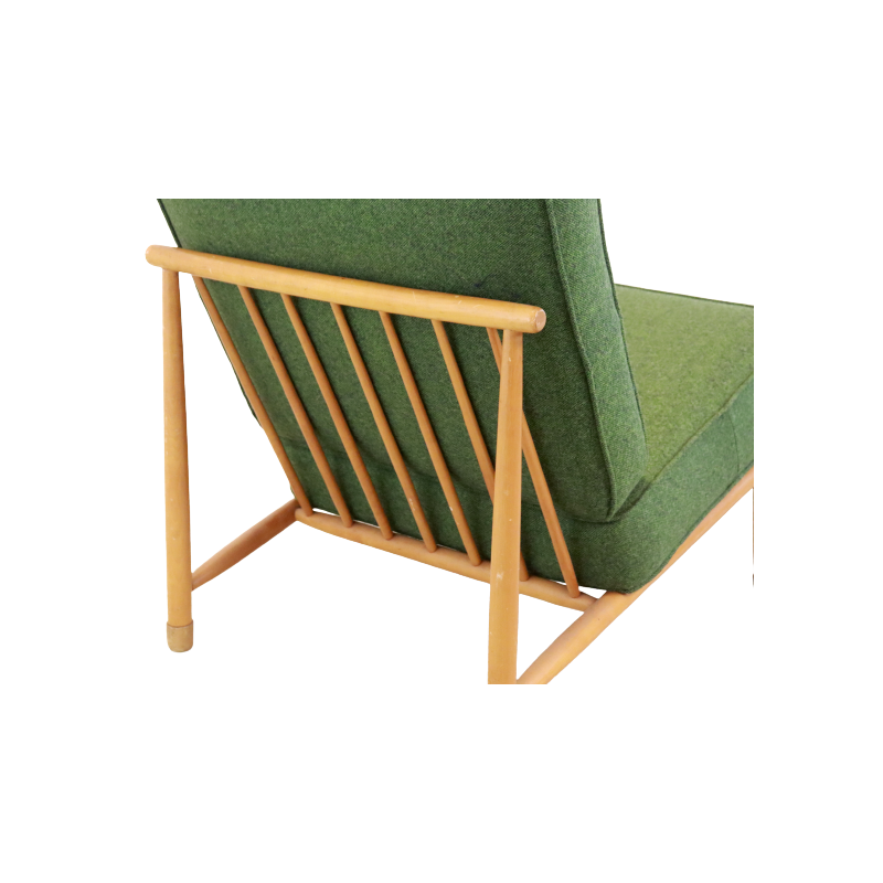 Vintage beuken fauteuil van Alf Svensson voor Dux, 1950