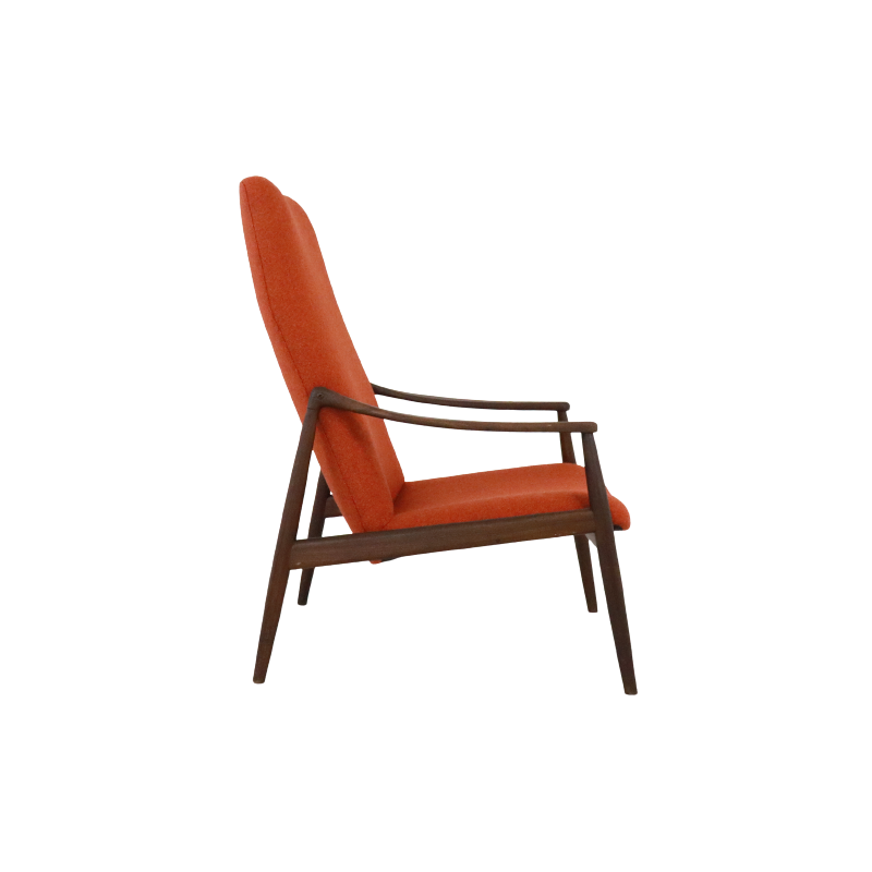 Vintage teak armchair by Hartmut Lohmeyer, Germany 1960
