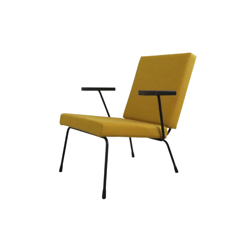 Vintage-Sessel Modell 415/1401 aus Eisen und Bakelit, 1954