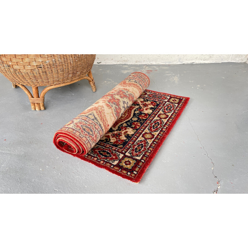 Vintage wool teppich siegel rug