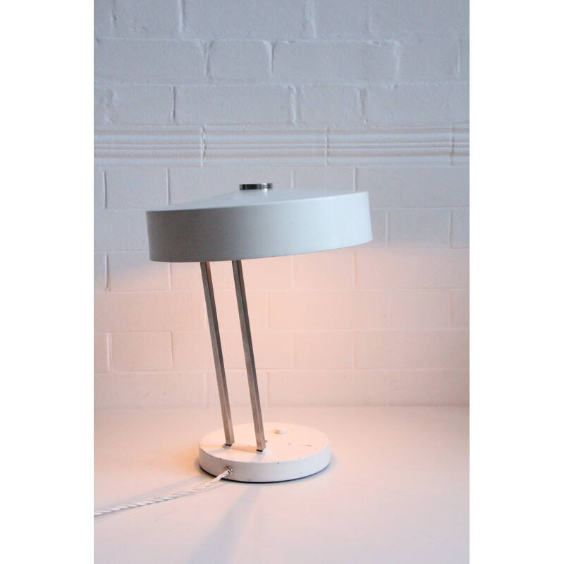 White Dutch desk Lamp by SIS - 1960s 