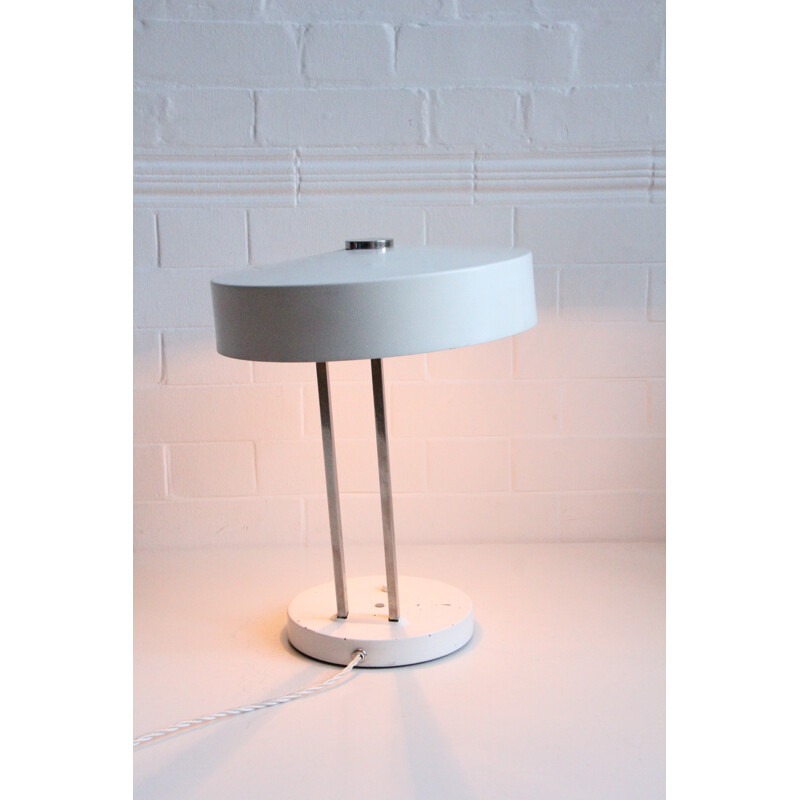 White Dutch desk Lamp by SIS - 1960s 