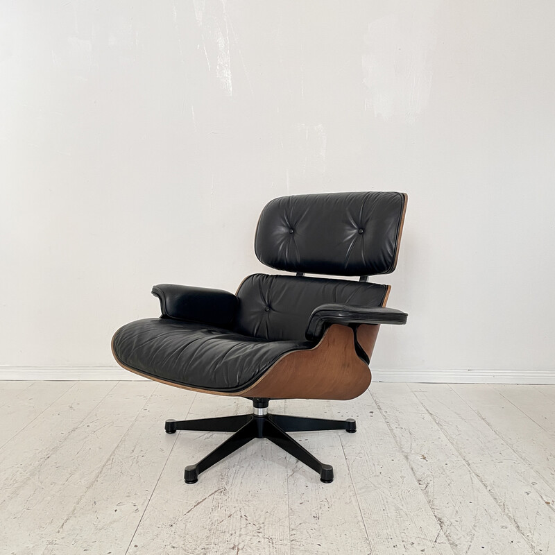 Vintage walnut armchair by Charles and Ray Eames for Vitra, 1997