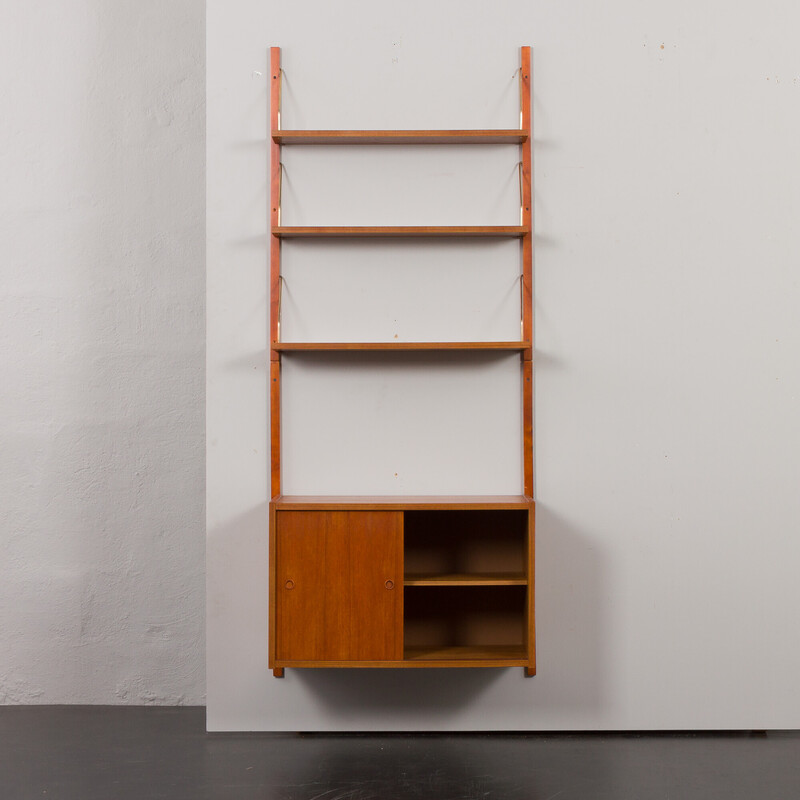 Vintage modular teak bookcase, Denmark 1960