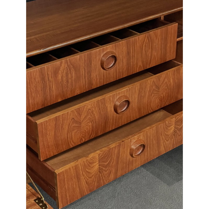 Vintage teak sideboard by Tom Robertson for A.h. McIntosh, Scotland