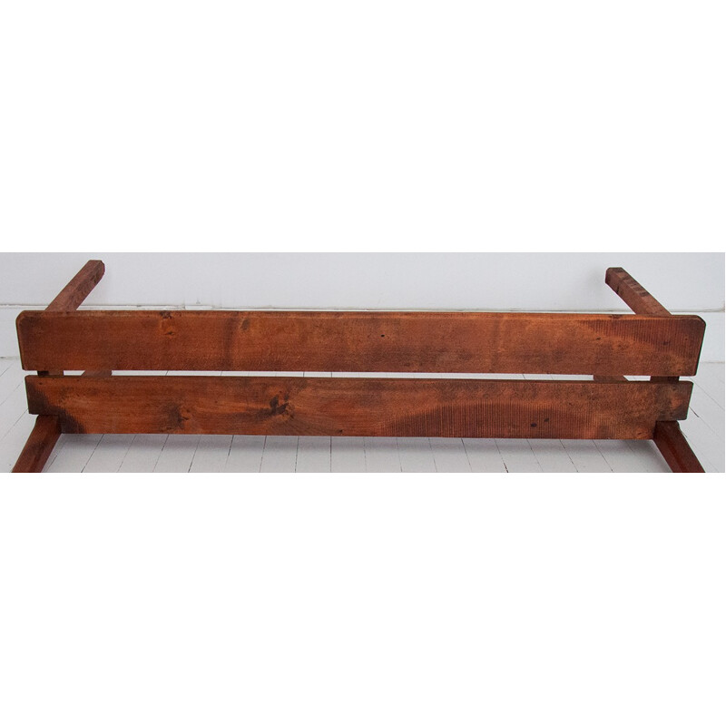 Wooden school bench - 1930s