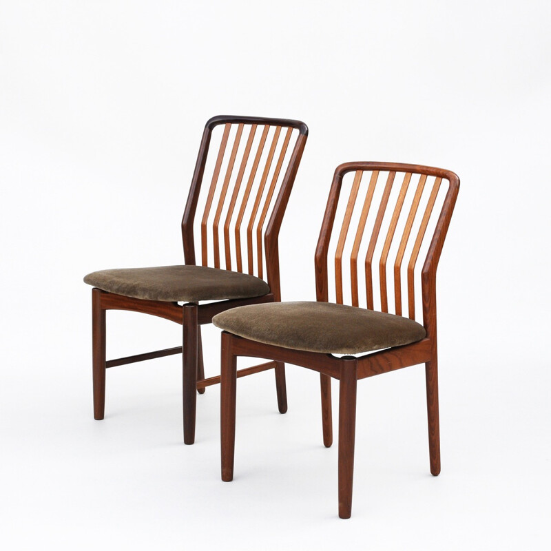 Set of 6 Danish dining chairs by Svend Aage Madsen - 1960