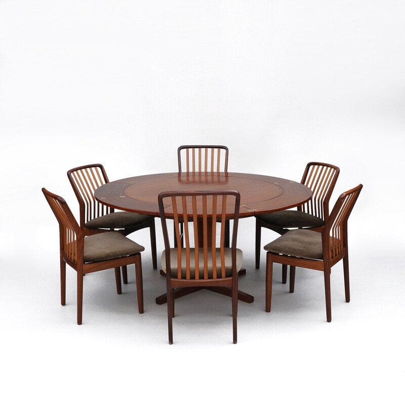 Set of 6 Danish dining chairs by Svend Aage Madsen - 1960