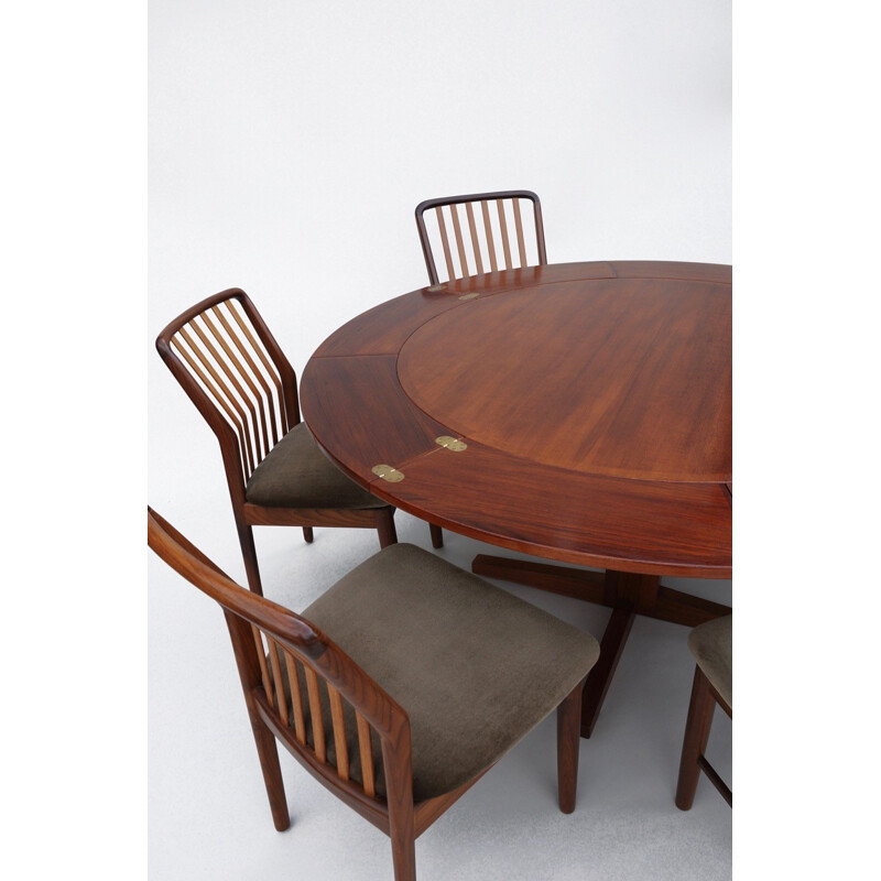 Set of 6 Danish dining chairs by Svend Aage Madsen - 1960