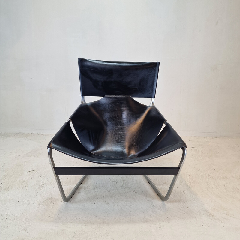 Vintage chair model F444 in metal by Pierre Paulin for Artifort, 1960