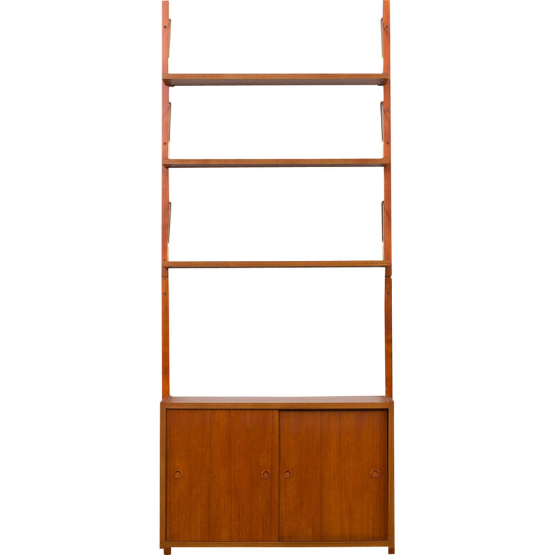 Vintage modular teak bookcase, Denmark 1960