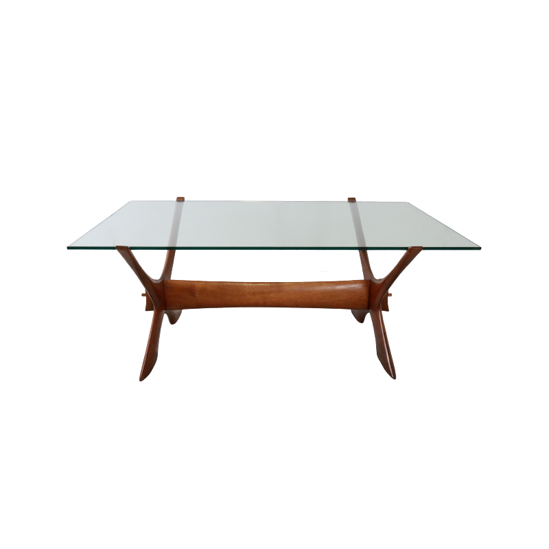 Vintage coffee table by Illum Wikkelso for the C. f. Christensen