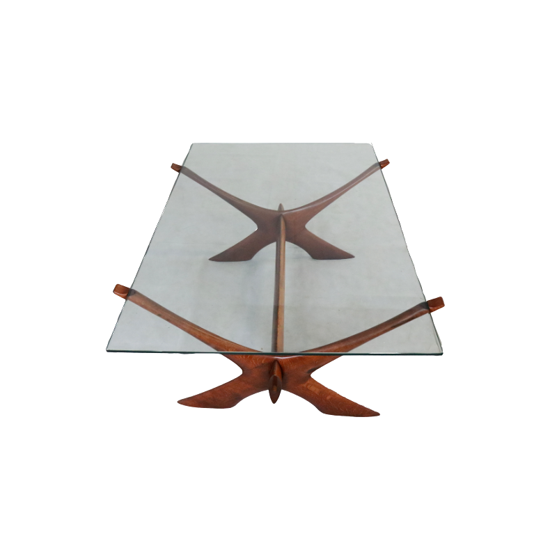 Vintage coffee table by Illum Wikkelso for the C. f. Christensen