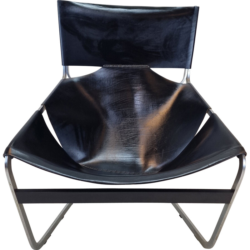 Vintage chair model F444 in metal by Pierre Paulin for Artifort, 1960