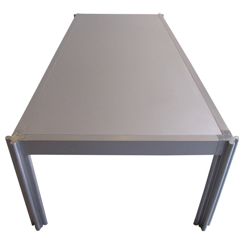 Coffee table in aluminum, George CIANCIMINO - 1970s