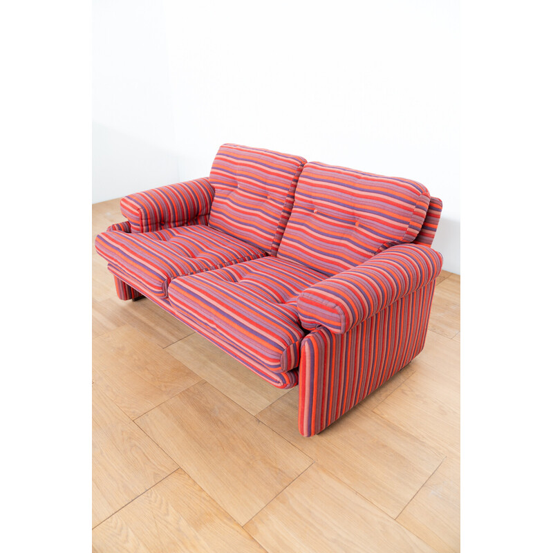 Vintage-Sofa aus Stoff von Tobia Scarpa für C und B, Italien 1970