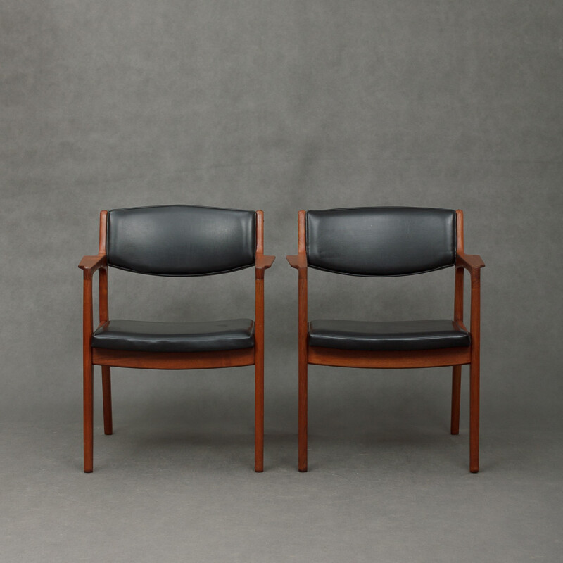 Pair of teak chairs by Eric Buch for Orum - 1960s