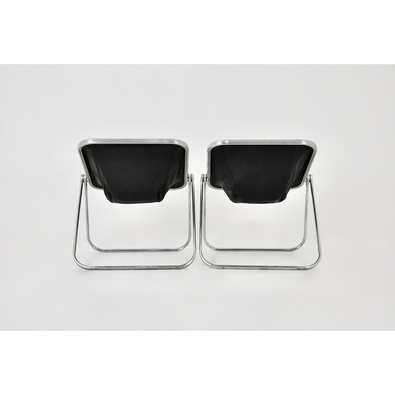 Pair of vintage Plona chairs by Giancarlo Piretti for Anonima Castelli, 1970