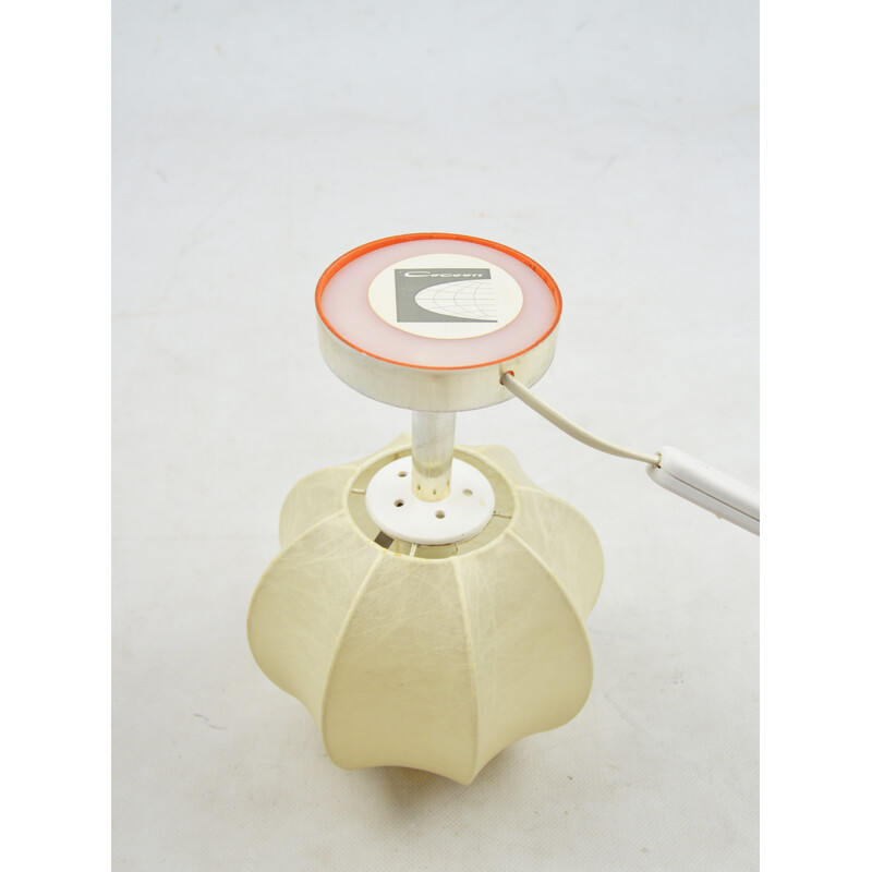 Lámpara de mesilla Cocoon vintage de Alfred Wauer, 1960