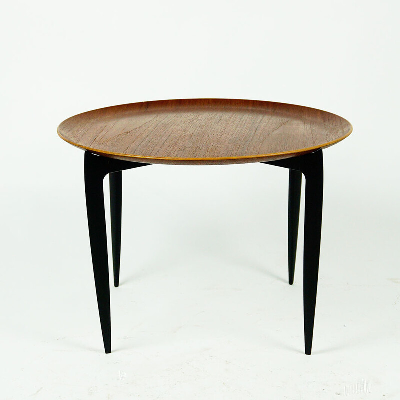 Vintage teak coffee table by Willumsen and Engholm for Fritz Hansen Denmark 1950