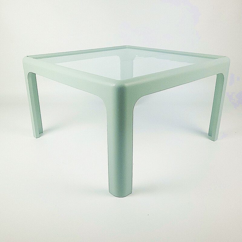 Table vintage en plastique par Peter Ghyczy pour Horn Collection, 1970