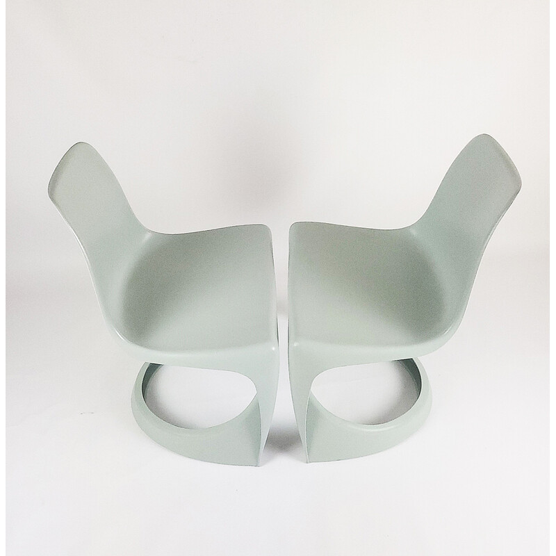 Pair of vintage model 290 polymer chairs by Steen Østergaard for Cado, 1970