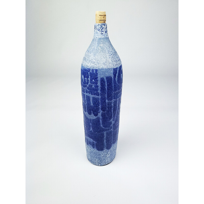 Vintage cobalt bottle, 1970