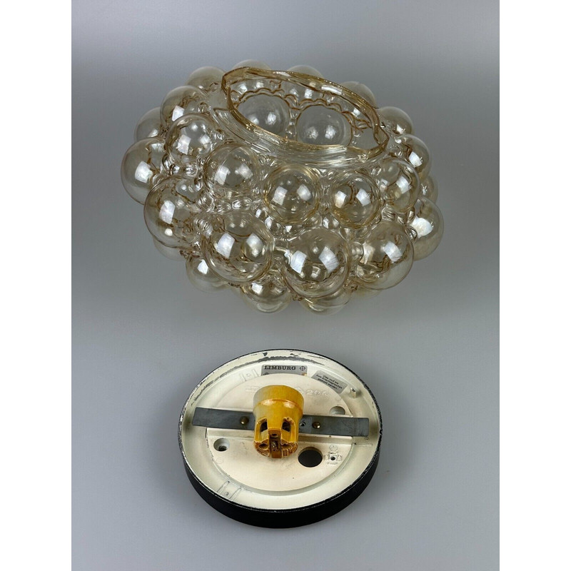 Vintage ceiling lamp by Helena Tynell for Glashütte Limburg, Germany 1960-1970