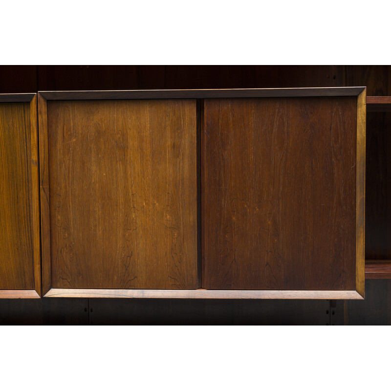 Mueble modular vintage de palisandro de Poul Cadovius para Cado, 1950