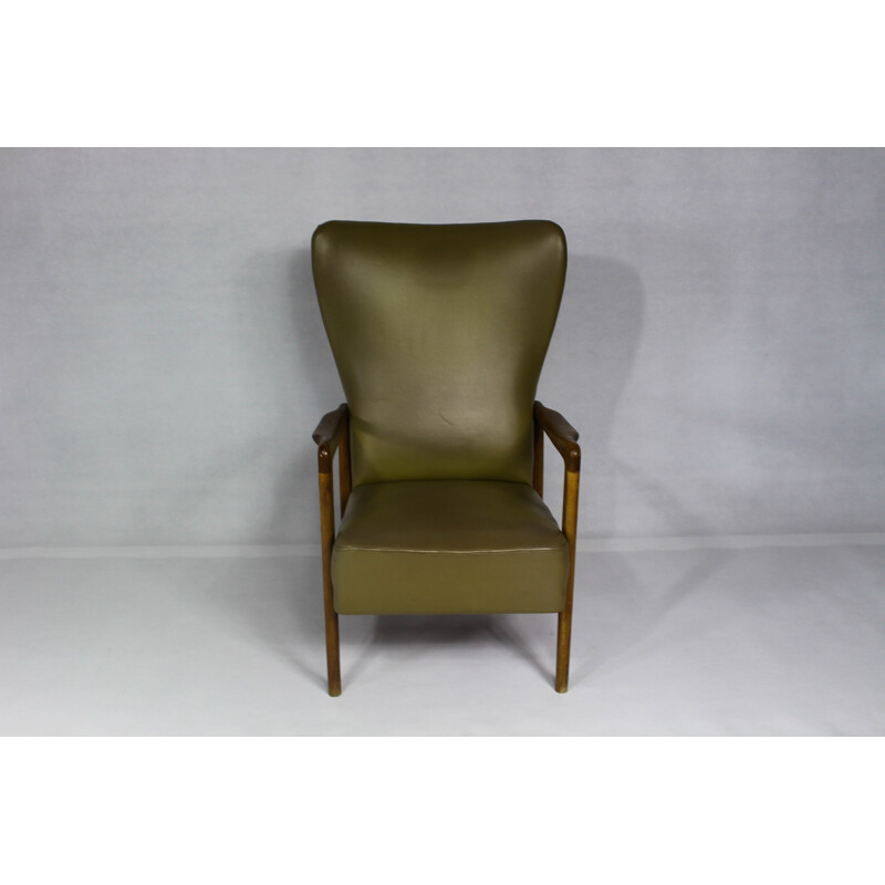 Danish Wing Chair by Soren Hansen for Fritz Hansen - 1970s