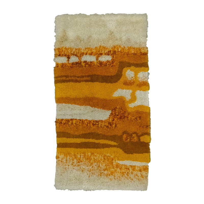 Vintage orange and brown rug by Desso Carpet