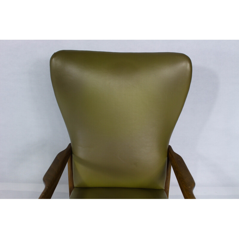 Danish Wing Chair by Soren Hansen for Fritz Hansen - 1970s