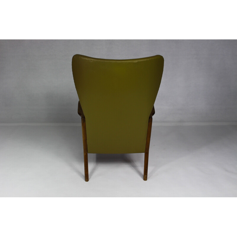 Danish Wing Chair by Soren Hansen for Fritz Hansen - 1970s