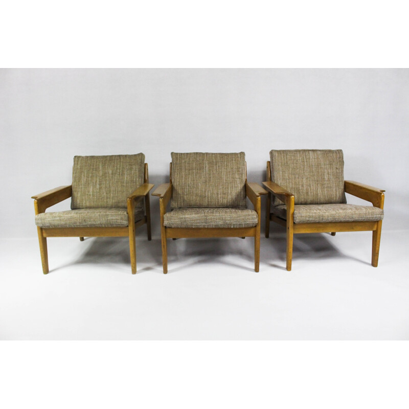 Mid century Danish Lounge Chair by Arne Wahl Iversen for Komfort - 1960s