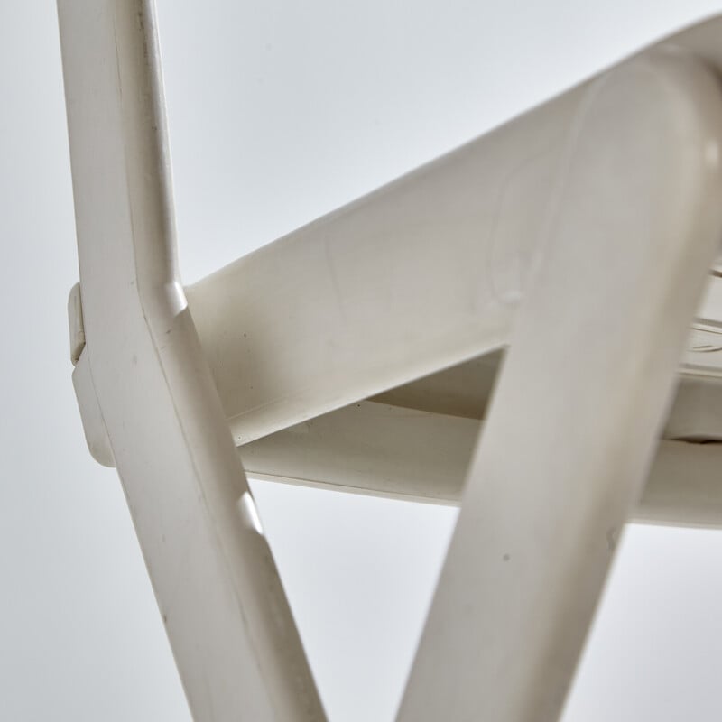 Cadeiras dobráveis de plástico vintage de Niels Gammelgaard para a Ikea, 1980
