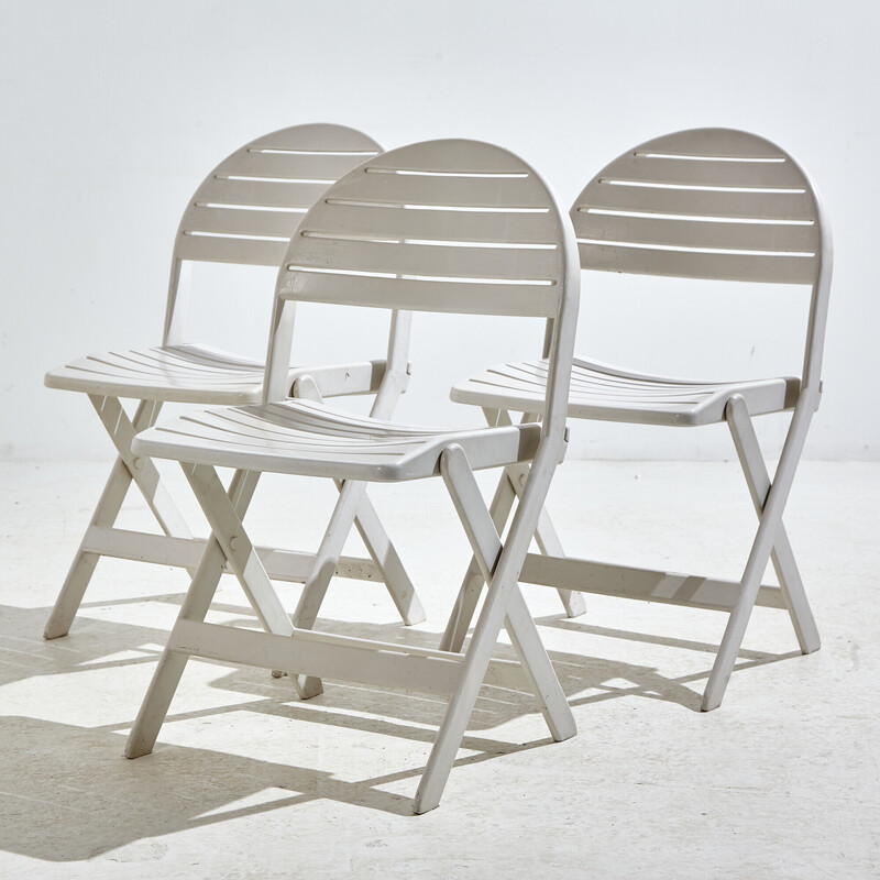 Chaises pliantes vintage en plastique par Niels Gammelgaard pour Ikea, 1980