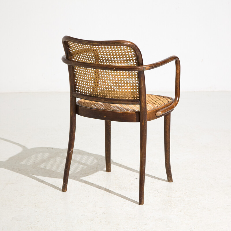 Vintage A811 wicker armchair by Thonet