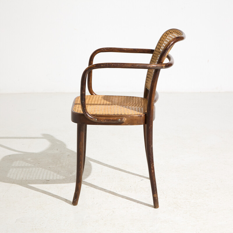 Vintage A811 wicker armchair by Thonet