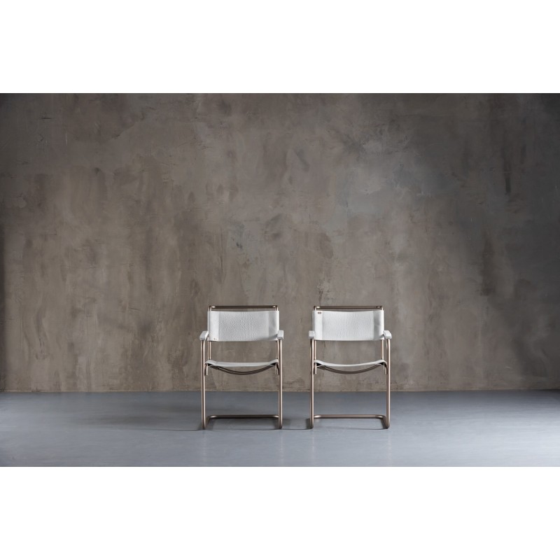 Pair of vintage S34 armchairs by Mart Stam for Thonet, Holland 1930