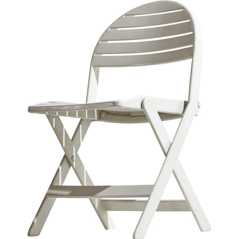 Cadeiras dobráveis de plástico vintage de Niels Gammelgaard para a Ikea, 1980