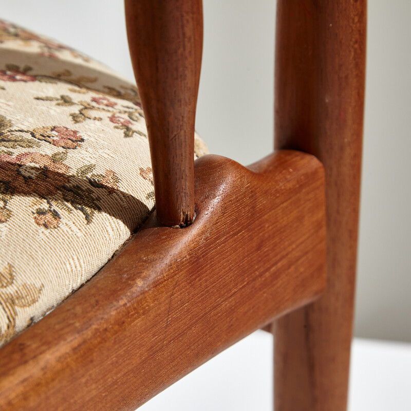 Vintage Ba 113 armchair in teak by Johannes Andersen for Brdr. Andersens furniture factory, 1960